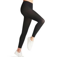 FALKE Damen Leggings - Cotton Touch, Blickdicht, uni Schwarz XL (48-50)