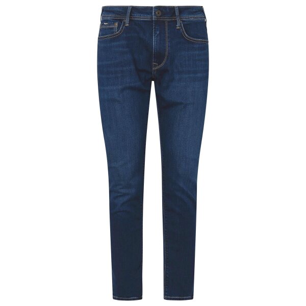 Pepe Jeans Herren Jeans - Stanley, Regular Fit, Tapered Leg, Denim, Länge 32 Blau 31W/32L