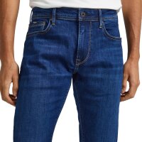Pepe Jeans Herren Jeans - Stanley, Regular Fit, Tapered Leg, Denim, Länge 32 Blau 31W/32L