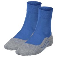 FALKE Herren Ergonomic Fitness Lauf Socken, Sport System 2er Pack - RU4 Sportsocken Blau/Grau 44-45 (9.5-10.5 UK)