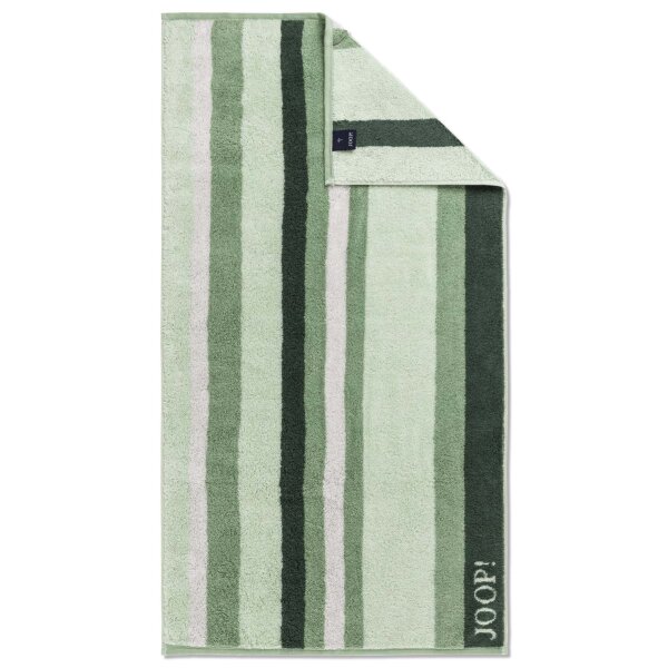 JOOP! towel - Vibe, 50x100 cm, terry towelling, cotton, stripes Green