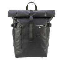 Strellson mens backpack - Stockwell 2.0 Eddie Backpack mvf, 42x27x16cm (HxWxD) Black