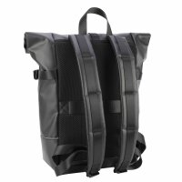 Strellson mens backpack - Stockwell 2.0 Eddie Backpack mvf, 42x27x16cm (HxWxD) Black