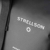 Strellson mens backpack - Stockwell 2.0 Eddie Backpack mvf, 42x27x16cm (HxWxD) Black