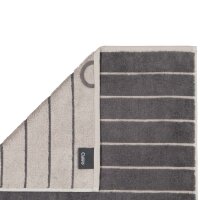CAWÖ Towel - C Balance, 50x100 cm, terry towelling, cotton, stripes Anthracite