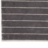 CAWÖ Towel - C Balance, 50x100 cm, terry towelling, cotton, stripes Anthracite