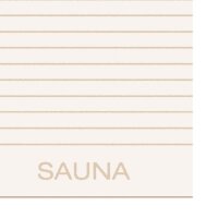 CAWÖ Saunatuch - C Balance, 80x200 cm, Walkfrottier, Baumwolle, Streifen Natur