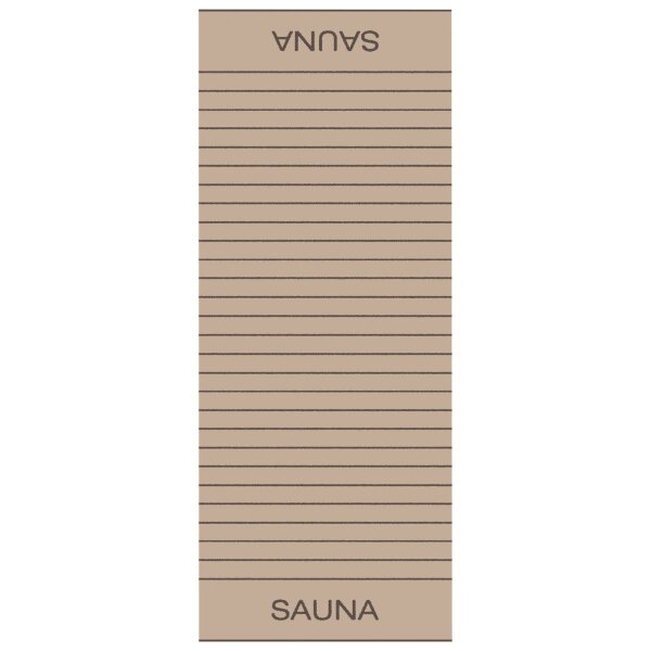 CAWÖ Shower towel - C Balance, 80x150 cm, terry towelling, cotton, stripes Sand