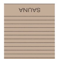 CAWÖ Shower towel - C Balance, 80x150 cm, terry towelling, cotton, stripes Sand