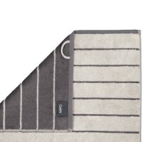 CAWÖ Handtuch, 3er Pack - C Balance, 50x100 cm, Walkfrottier, Baumwolle, Streifen Platin