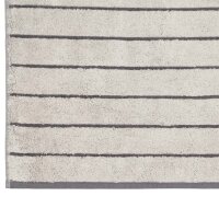 CAWÖ Towel, 3-pack - C Balance, 50x100 cm, terry towelling, cotton, stripes Platinum