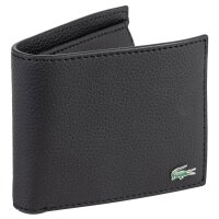 LACOSTE mens wallet - Smart Concept Billfold Medium, 9,5x11x3cm (HxWxD) Black