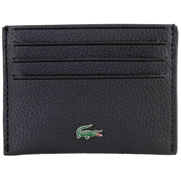 LACOSTE Herren Kartenetui - Smart Concept 6 Slot Card Holder, 8x10,5x1cm (HxLxB) Schwarz