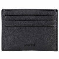 LACOSTE mens card holder - Smart Concept 6 Slot Card Holder, 8x10,5x1cm (HxLxW) Black