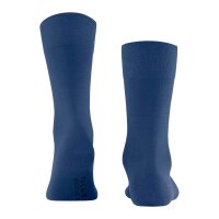 FALKE Herren Socken 2er Pack - Sensitiv Berlin, Kurzstrumpf, Komfortbund, Uni Blau 47-50