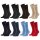 FALKE Mens Socks Pack of 2 - Tiago, Socks, Cotton, Logo, long, solid color