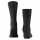 FALKE Mens Socks - Tiago, Socks, Cotton, Logo, long, solid color Dark gray 43-44