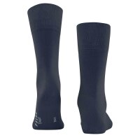 FALKE Mens Socks - Tiago, Socks, Cotton, Logo, long, solid color Blue 45-46
