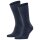 FALKE Mens Socks - Tiago, Socks, Cotton, Logo, long, solid color Blue 45-46