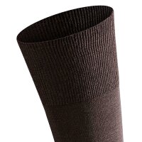 FALKE Herren Socken 2er Pack - Airport Plus, Kurzstrumpf, Freizeit- und Business-Socken, Unifarben Braun 45-46
