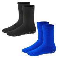 FALKE Kids Stopper Socks Pack of 2 - Catspads, Anti-slip, Socks, Full Sole, Merino Wool