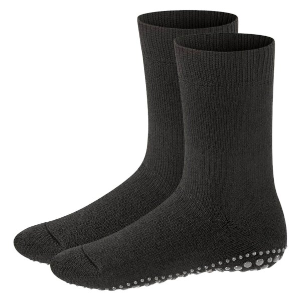 FALKE Kids Stopper Socks - Catspads, Anti-slip, Socks, Full Sole, Merino Wool Black 27-30