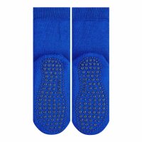 FALKE Kinder Stoppersocken 2er Pack - Catspads, Anti-Rutsch, Socken, Vollsohle, Merino-Wolle Blau 35-38
