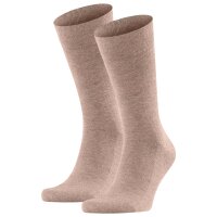 FALKE Herren Socken 2er Pack - Sensitive London, Strümpfe, Uni, Baumwollmischung