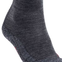FALKE Herren Socken 2er Pack - Trekking Socken TK2, Polsterung, Merino-Wollmix Anthrazit (3180) 42-43