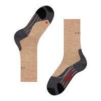 FALKE Herren Socken 2er Pack - Trekking Socken TK2, Polsterung, Merino-Wollmix Sand (4100) 42-43