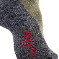 FALKE Mens Socks - Trekking Socks TK2, padding, merino wool mix Olive green 46-48 (11-12.5 UK)
