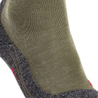 FALKE Mens Socks - Trekking Socks TK2, padding, merino wool mix Olive green 46-48 (11-12.5 UK)