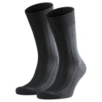 FALKE Men Socks Pack of 2 - Carpet in Shoe, Merino Wool,...