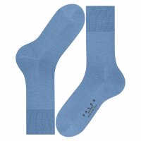 FALKE Men Socks - Airport, short Socks, Leisure and Business Socks, plain Colours Cornflower Blue 41-42 (UK 7-8)