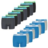 PUMA Jungen Boxer Shorts, 8er Pack - Basic Boxer ECOM, Cotton Stretch, Everyday