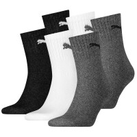 PUMA Unisex Sport Socks, 6 Pairs - Short Crew Socks,...