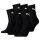 PUMA Unisex Sport Socks, 6 Pairs - Short Crew Socks, Tennis Socks, plain Black 35-38 (UK 2.5-5)