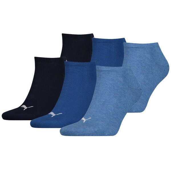 PUMA Unisex Socks, Pack of 6 - Sneaker Socks, Women, Men, plain