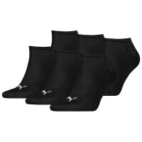 PUMA Unisex Socks, Pack of 6 - Sneaker Socks, Women, Men, plain