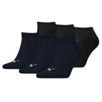 PUMA Unisex Socks, Pack of 6 - Sneaker Socks, Women, Men, plain