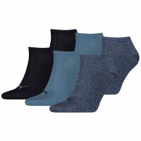 PUMA Unisex Socks, Pack of 6 - Sneaker Socks, Women, Men, plain
