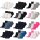 PUMA Unisex Socks, Pack of 6 - Sneaker Socks, Women, Men, plain