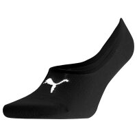 PUMA Unisex Füßlinge, 6er Pack - Footie, einfarbig Schwarz EUR 35-38