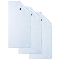 JOOP! towel, 3-pack - Uni Cornflower, 50x100 cm, terry towelling, solid colour