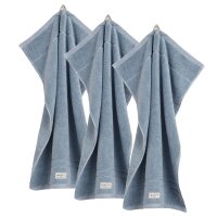 GANT guest towel, pack of 3 - Premium towel, towelling, organic cotton