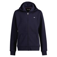GANT childrens sweat jacket - SHIELD ZIP HOODIE, hood, zip, cotton mix