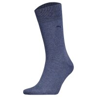 PUMA Herren Socken, 2er Pack -  Classic, Kurzsocken, Logo, einfarbig Blau 47-49