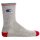Champion Unisex Socken, 3 Paar - Crew Socken, Logo, Streifen Weiß/Grau/Schwarz EU 43-46