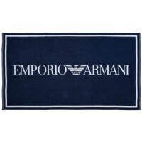 EMPORIO ARMANI Unisex Strandtuch - Badetuch, Logo, Baumwolle