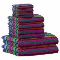 CAWÖ Handtuch Set, 10-tlg. - C Life Style Stripes, 2x Duschtuch, 4x Handtuch, 4x Gästetuch Multicolor Set